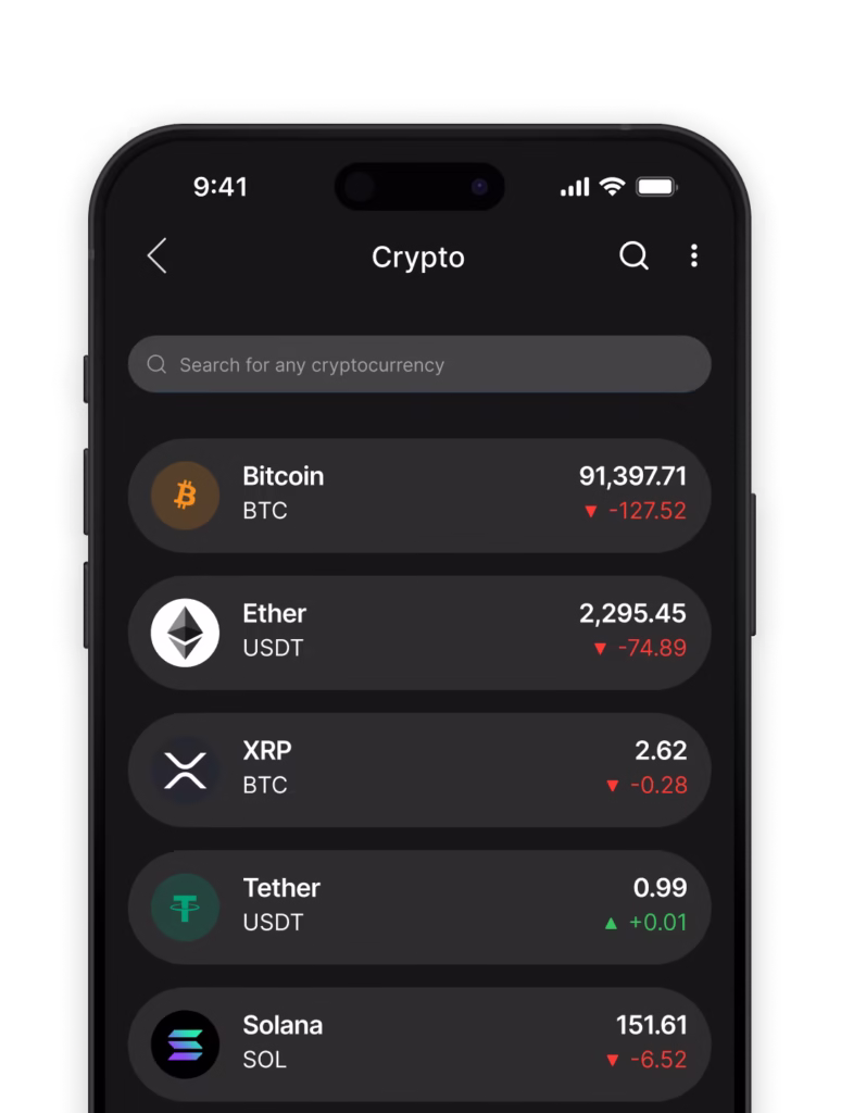 exchange cryptocurrency of the wise wallet fintech app